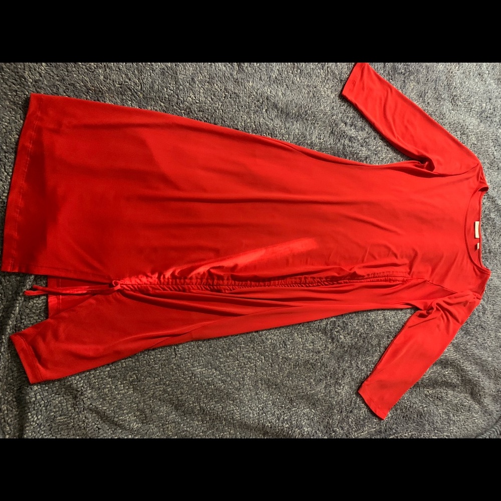 Orange dress